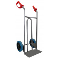 Diable acier avec tablier incurvé et poignées de garde 250 kg 