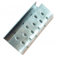 Chapes semi-ouvertes renforcées pour feuillards 12 mm PP et PET 