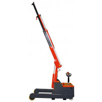 Grue porte-à-faux motorisée 2000 kg extension jusqu'à 3 m 