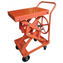 Table élévatrice manuelle à manivelle 100 et 250 kg 