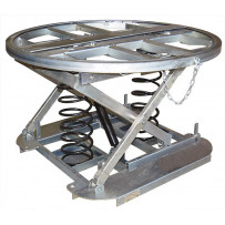 Table élévatrice à niveau constant galvanisée plateau rotatif 2000 kg 