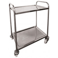 Servante inox 304 100 kg 2 ou 3 plateaux 