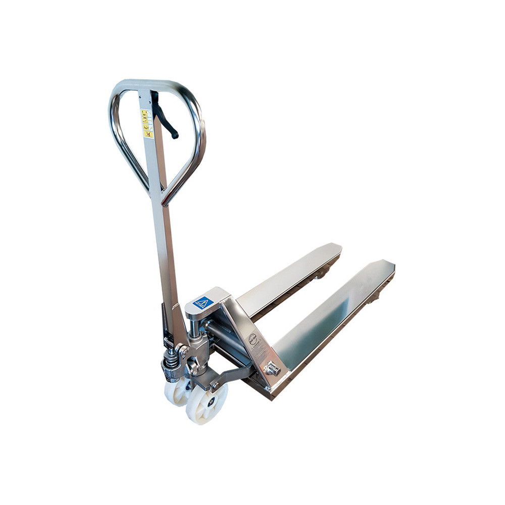 Transpalette manuel premium inox 304 et 316 2500 kg Modèle:Transpalette manuel premium inox 304 2500 kg