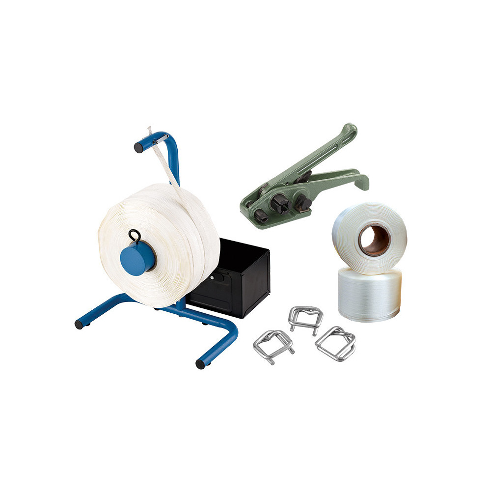 Kits de cerclage feuillard textile Modèle:Kit de cerclage pour feuillard textile